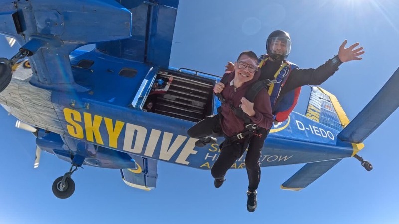 Parachute à Pujaut près d’Avignon dans le sud 