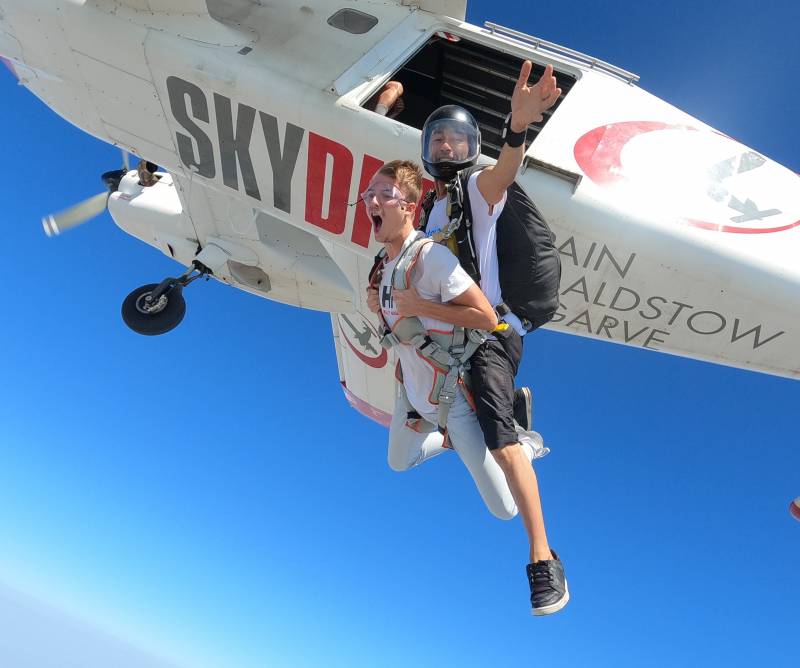 Parachutisme et stress