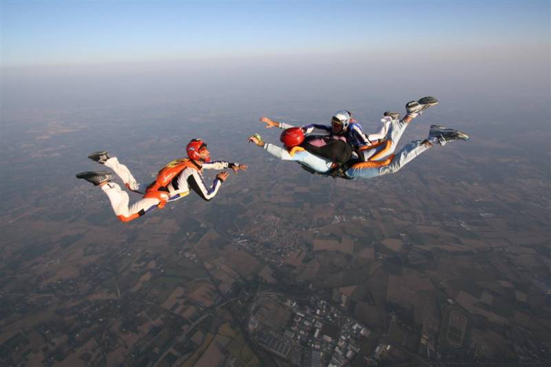 Le saut d'initiation PAC près de Montpellier  dans l'Hérault
