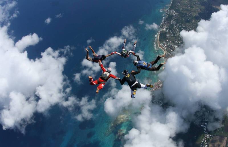Prix d'un saut en parachute Tandem ou d'un Baptême de chute libre